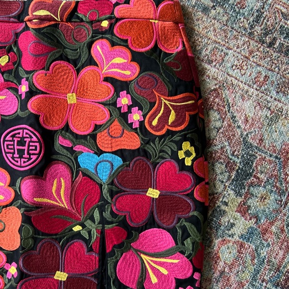 Herencia Collection Embroidered Skirt Floral Embroidered Mexican Barbie Size XL - Picture 4 of 6